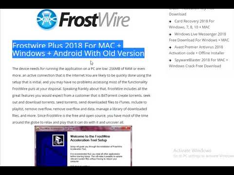 Frostwire Mac Download Old Version